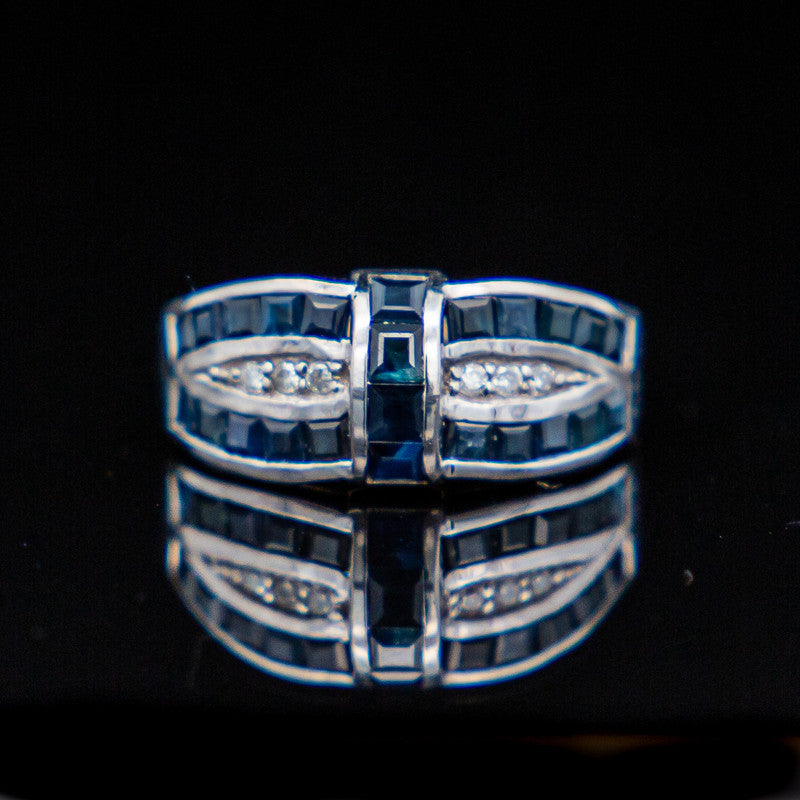 Anusha – Blue Sapphires & Diamonds