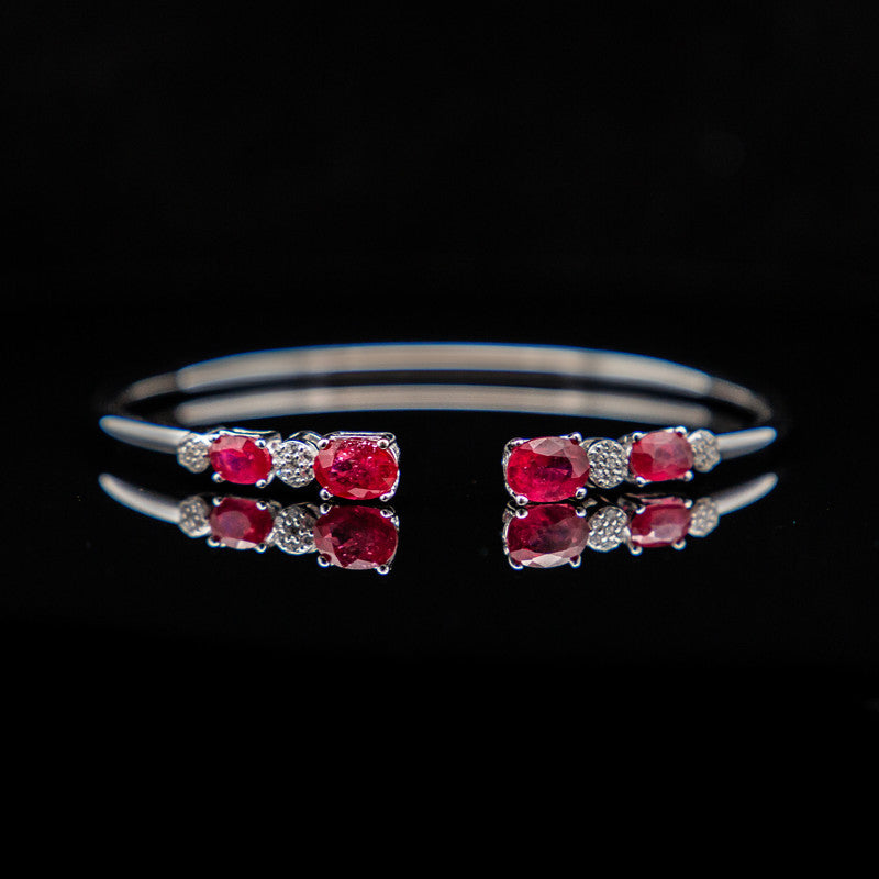 Lilibeth – Rubies and White Topaz