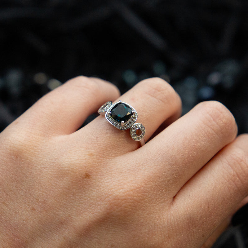 Neela – London Blue Topaz and White Topaz