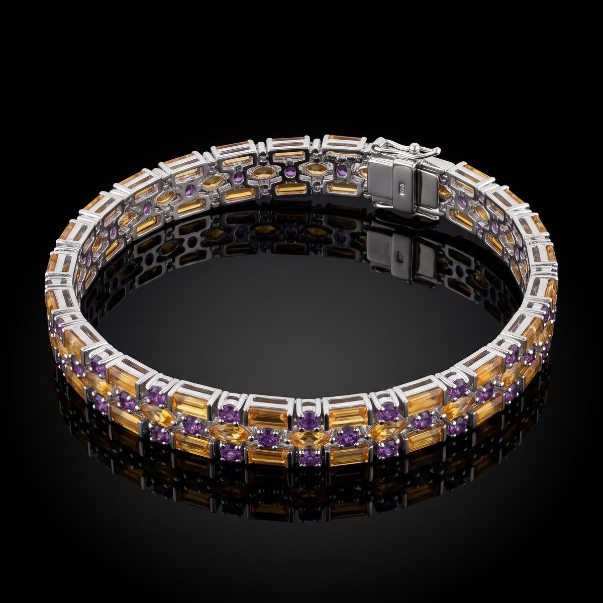 Jiya – Citrine & Amethyst