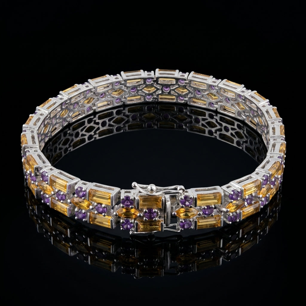 Jiya – Citrine & Amethyst