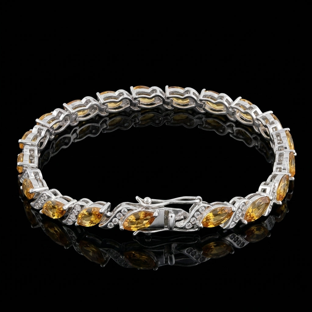 Juhi Small – Citrine & White Topaz