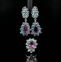 Tacita – Amethyst and Sky Blue Topaz
