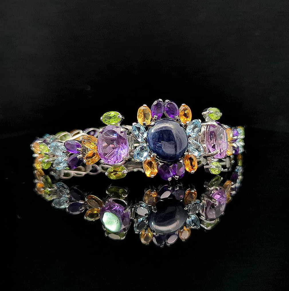 Euthenia – Amethyst, Topaz, Citrine, Aquamarine, and Jade