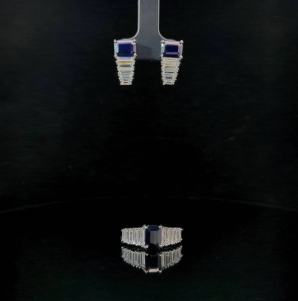 Valencia – Blue Sapphires and White Topaz