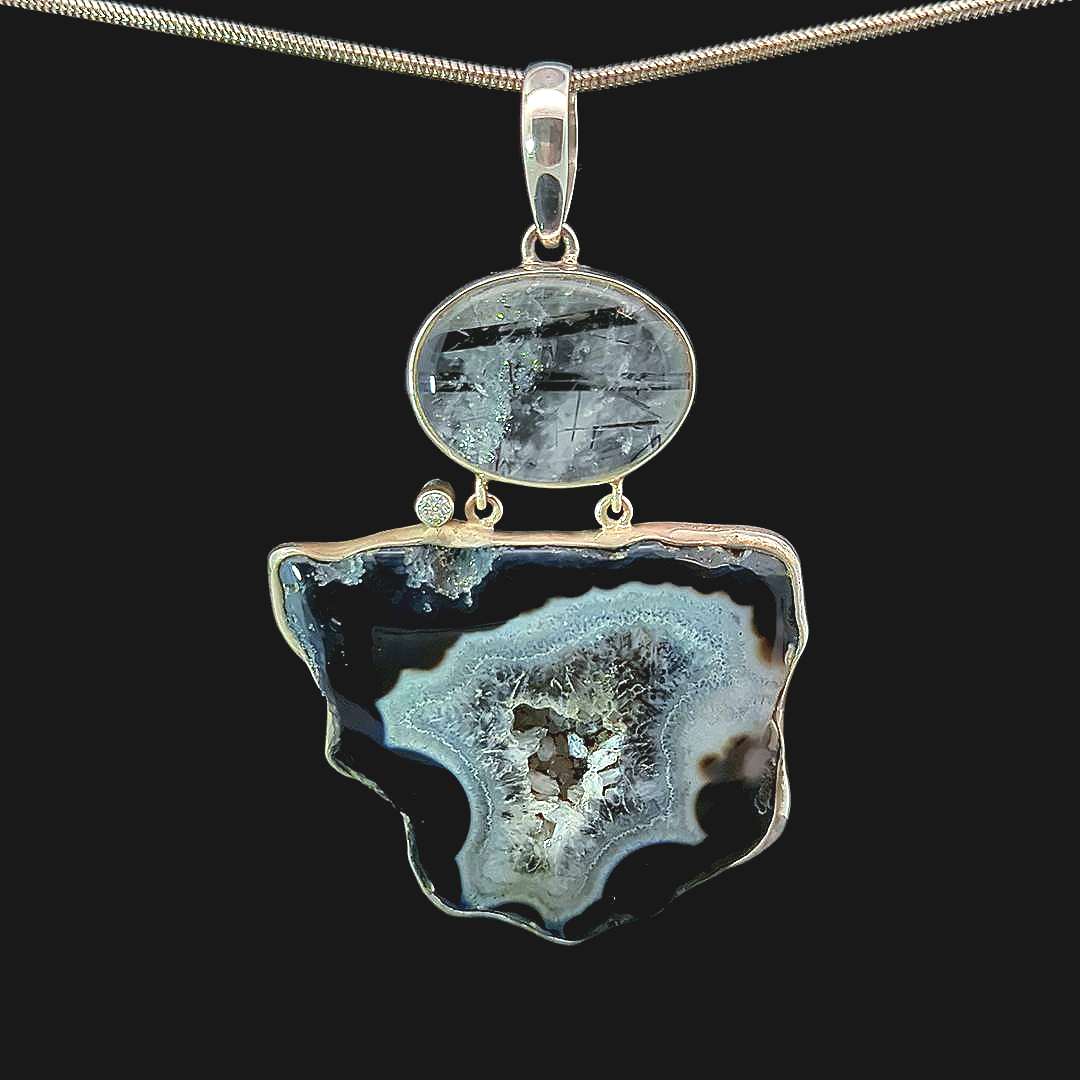 Asteria – Agate and Rutilated Quartz
