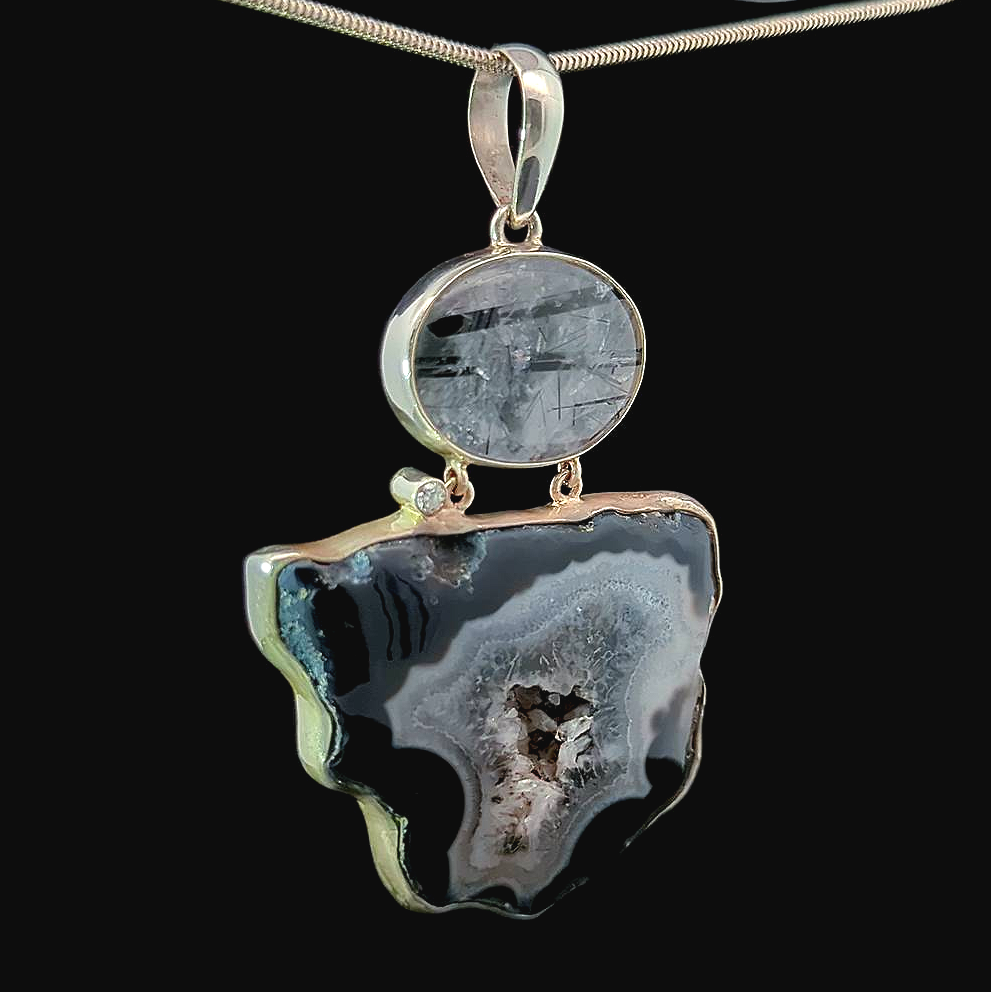 Asteria – Agate and Rutilated Quartz