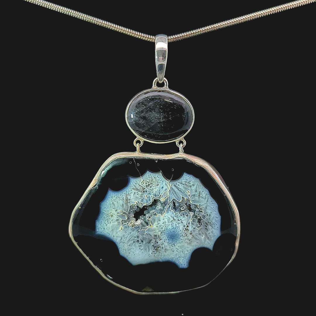 Aadhya – Agate and Rutilated Quartz