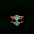 Rospia – Rose Gold Plated with Opal