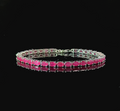 Oval Tennis Bracelet – Ruby