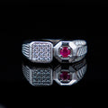 Arjun – Ruby & Moissanites