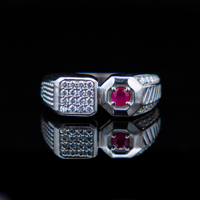 Arjun – Ruby & Moissanites