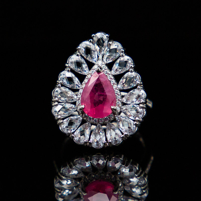 Konqee – Ruby & White Topaz