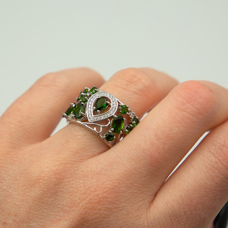 Ursa – Peridot and CZ