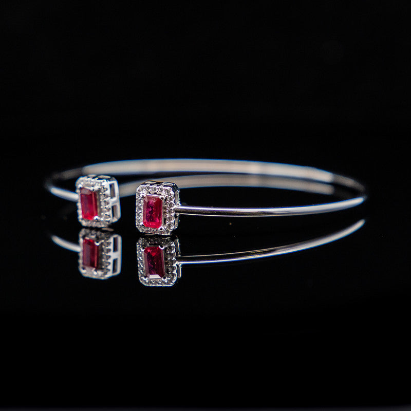Ariana – Rubies and White Topaz