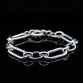 Paperclip Textured Link Bracelet – 21 cm