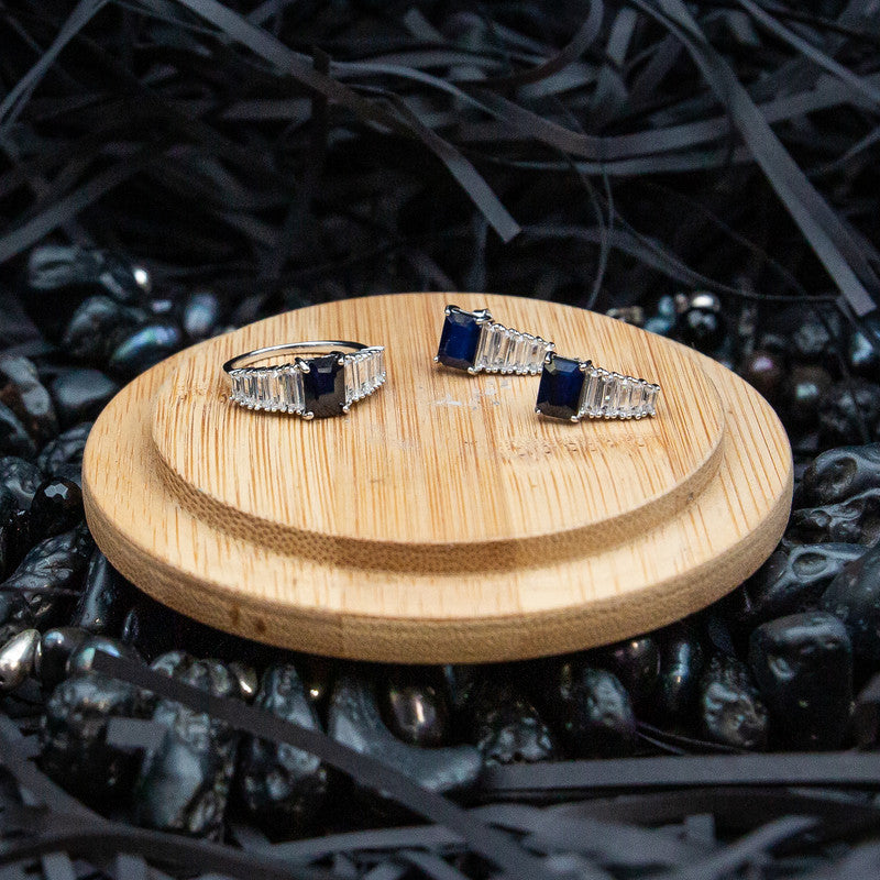 Valencia – Blue Sapphires and White Topaz