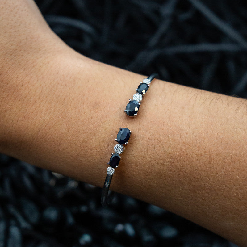Lilibeth – Blue Sapphires and White Topaz
