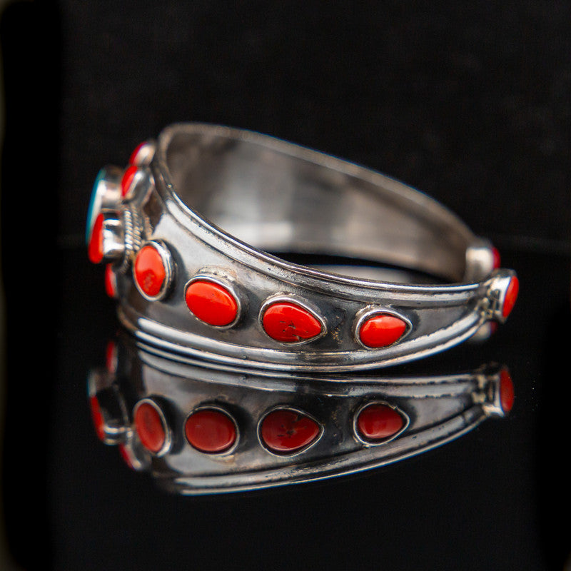 Ryna – Red Coral & Turquoise