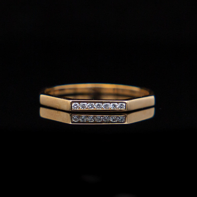 Rasma Yellow – 9ct Yellow Gold with 0.399ct Natural Diamonds