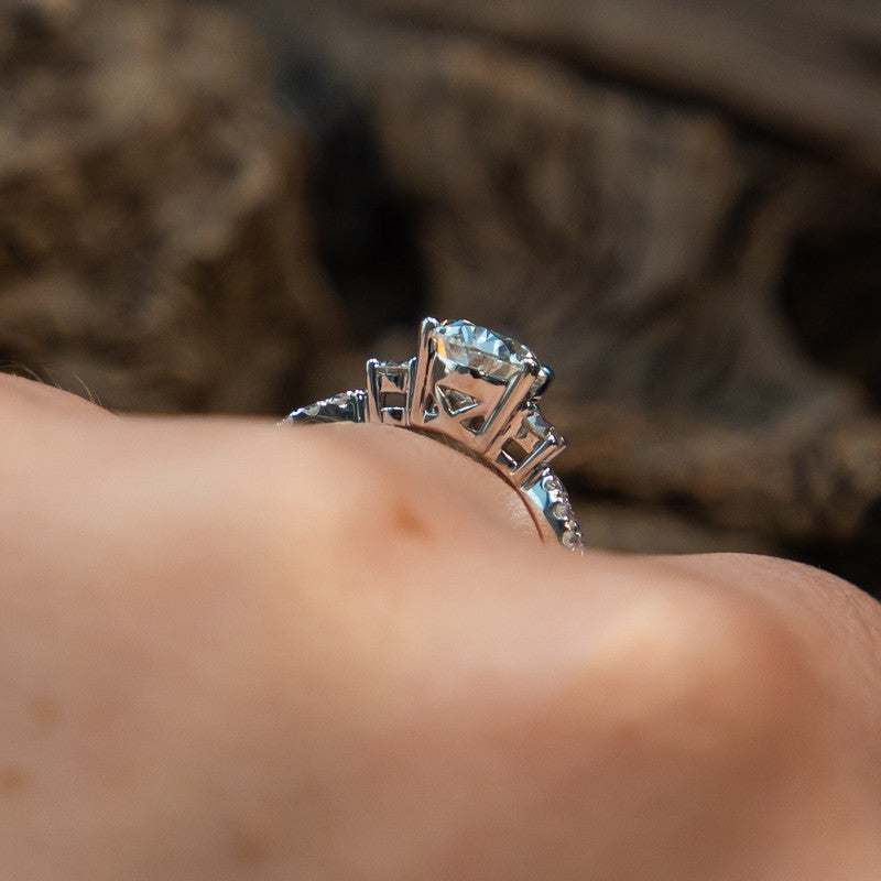 Brigitte – 10ct White Gold with 1.992ct Lab Diamonds
