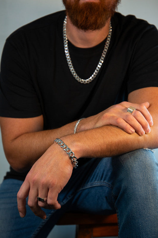 Oval Curb Bracelet – 21cm x 12mm