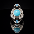 Lominous – Larimar, Swiss Topaz, and Spinel