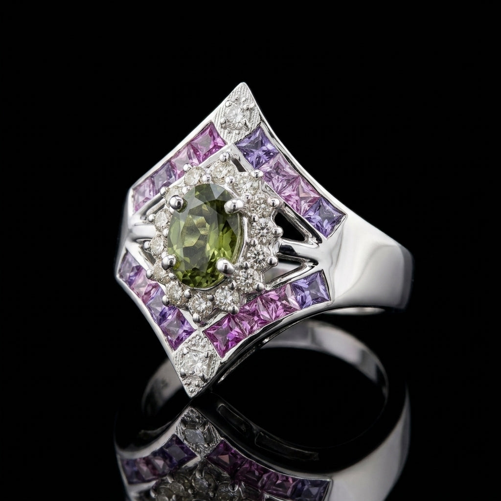 Rani – Green Sapphire & Diamonds