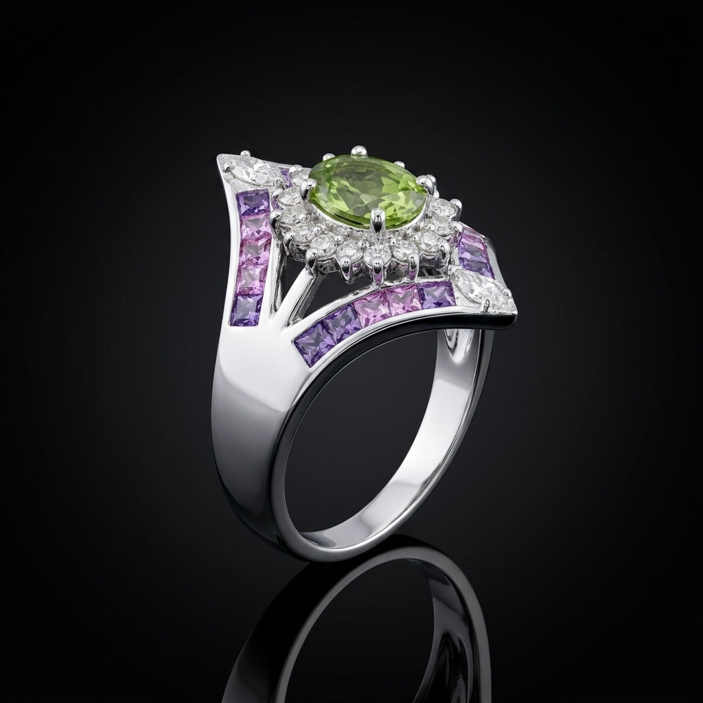 Rani – Green Sapphire & Diamonds