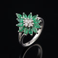 Nyra – Emeralds & White Topaz