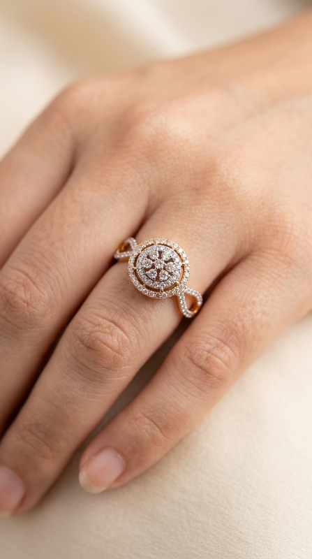 Sadhil – 14k Yellow Gold with 0.61ct diamonds