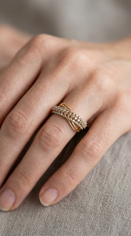 Kabir – 14k Yellow Gold with 0.66ct diamonds