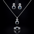 Neela – London Blue Topaz and White Topaz