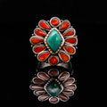 Anika – Red Coral & Turquoise