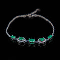 Clarabelle – Emerald and White Topaz