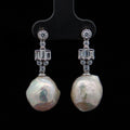 Fang – Baroque Pearl with CZ's