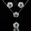 Malee – Emerald and Mother of Pearl