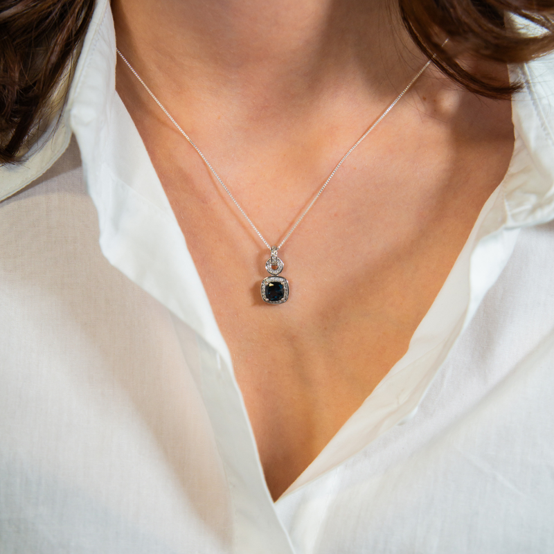 Neela – London Blue Topaz and White Topaz