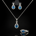 Catto – London Blue Topaz and White Spinel