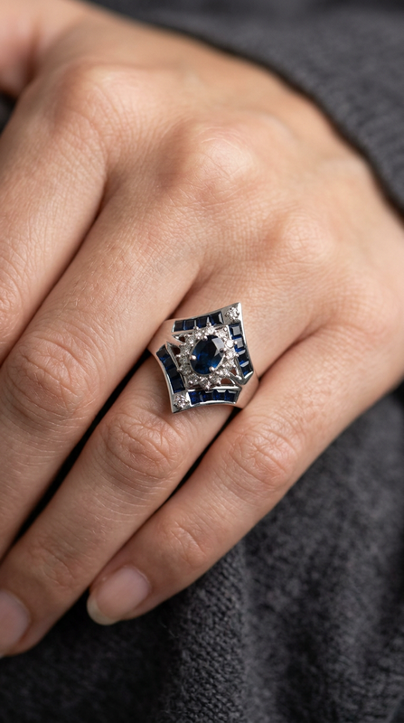 Ambar – Blue Sapphires & Diamonds