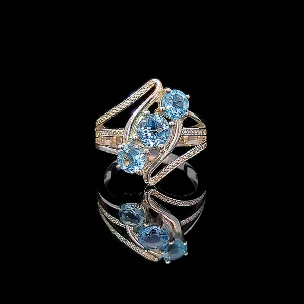 Diane - Swiss Blue Topaz