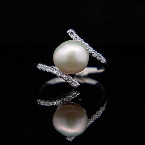 Shreya White - Pearl & CZ's